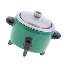 1:12 dollhouse miniature cookware mini cuiseur à riz électrique accs vert