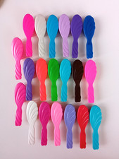 Lot de 20 brosses à cheveux pour poupée Barbie Mattel, vintage années 80 90