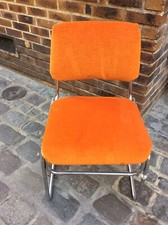 Chaise Vintage 1970 Chrome A RESTAURER