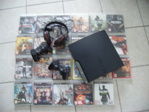 Ps3 slim 500 noir cable - 500,