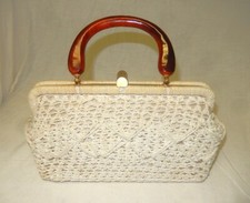 Sac à main crochet années