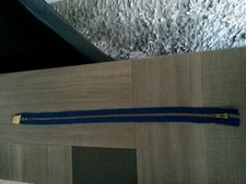 FERMETURE ECLAIR DOUBLE ZIP  55 cm   bleu