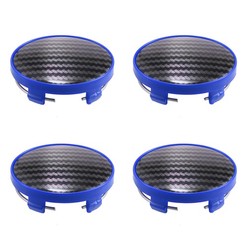 4pcs bleu avec noir - bleu, carbone