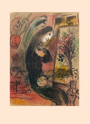 Marc chagall estampe - marc, chagall,