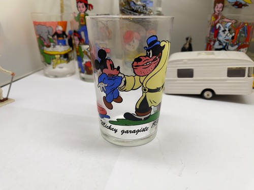 Ancien verre moutarde - verre,