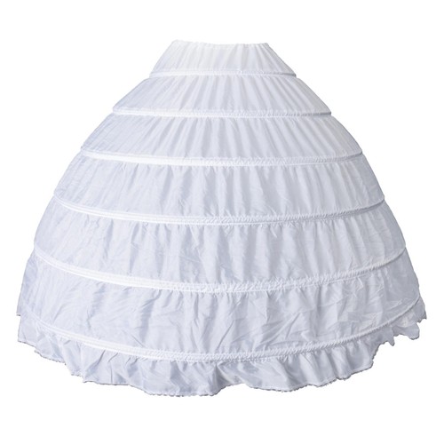 Jupon long blanc vintage - blanc, 6