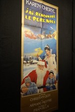 J'AI RENCONTRE LE PERE NOEL ! karen cheryl  affiche cinema format pantalon rare