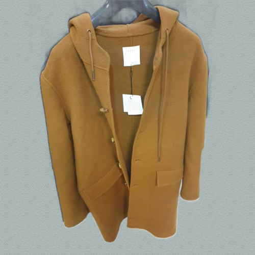 Manteau long camel sandro - manteau,