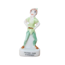 Feve Disney Peter Pan La Fée Clochette Porcelaine Mat Figurine Miniature