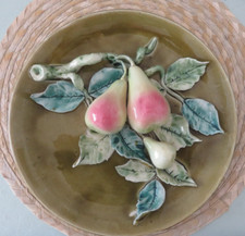 Ancienne assiette barbotine