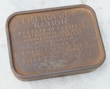 W/|D  Boite emergency ration britannique troupe de choc 1ère ligne VIM25EME001