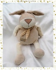 Doudou Peluche Lapin Beige Ecru Healthy Green CA Crédit Agricole