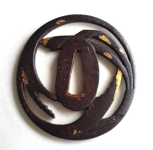 Garde mains tsuba ajouré - garde-mains, en