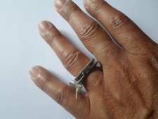 bague en argent massif