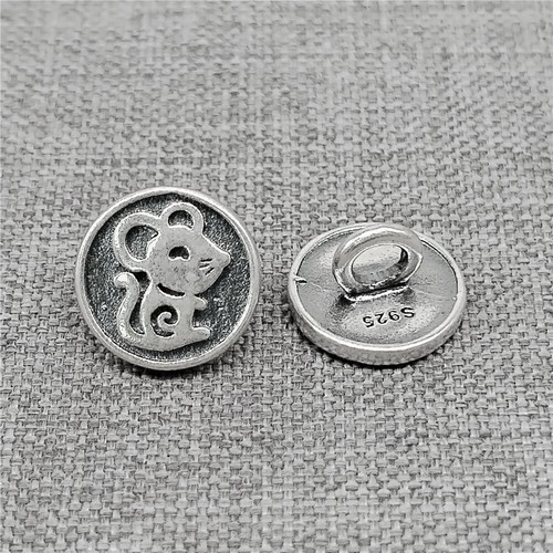 Fermoirs bouton souris - bouton,