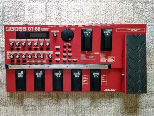 Boss bass effects - gt-6b,