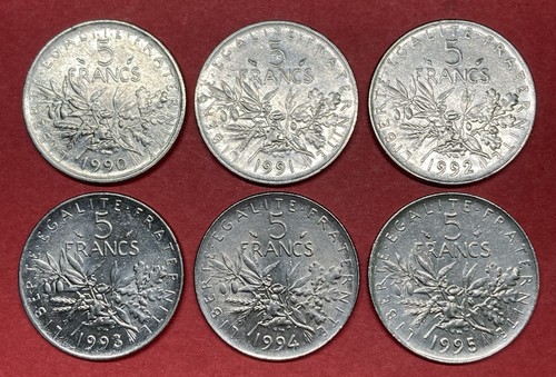 Lot pièces francs - piÈces, 5