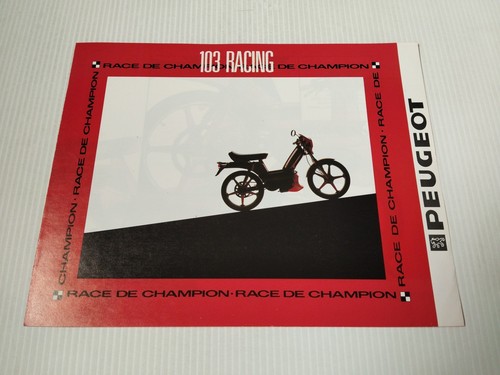 Peugeot 103 racing 1986 - 103, de