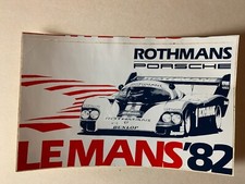 STICKER ROTHMANS PORSCHE LE MANS 82