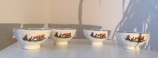 Lot de 4 anciens bols décor