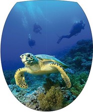 Sticker abattant de WC Tortue