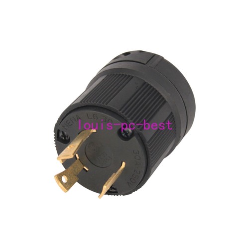 Nema 30p male plug - male, 30a