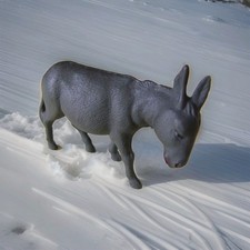 Âne Celluloïd de DUPONT VISCOÏD piece Rare Compagny USA 1930/40 jouet ou crèche 