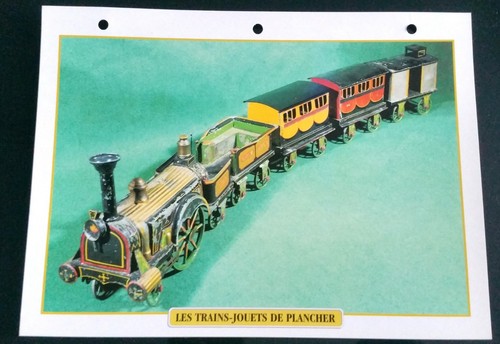 Fiche trains jouets - fiche, &