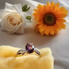 Bague - Or Améthyste 