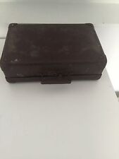 Vintage - Ancienne valise de militaire marron - Voyage