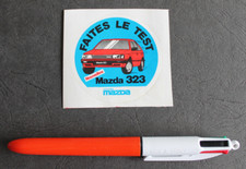 Autocollant / Sticker -  MAZDA 323 - Faites le test