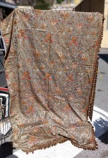 Authentique Ancien double rideau Soies? 18/19 -ème