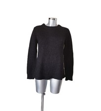 BA&SH - Pull Tricot fendu à l'arrière - Anthracite - Taille 1 / 38 fr