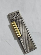 Vintage Porte-clés briquet Dupont argent massif Paris XXe siècle