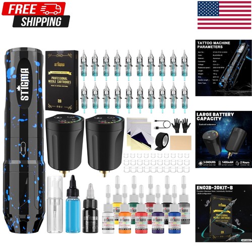 Stigma wireless tattoo gun kit - wireless,