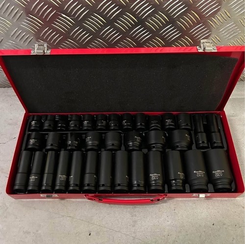 Coffret douilles choc 35 - douilles, à