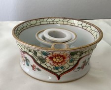 Bel encrier en porcelaine de