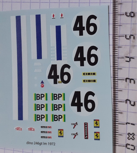 Decalcomanie decals dino - 1/43,