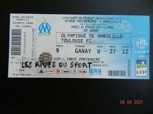 Ticket billet football - ticket,