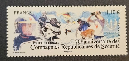 France stamp 4922 police - yt,