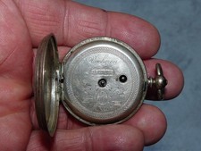 Rare MONTRE SUISSE A GOUSSET VACHERON A GENEVE 38 mm en Argent massif