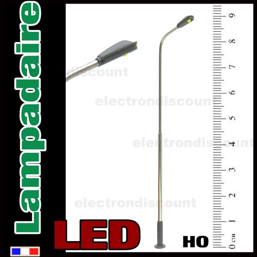 S301 lampadaire simple courbe - s301#,