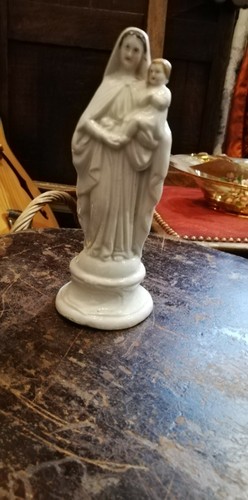 Vierge enfant en biscuit - l,