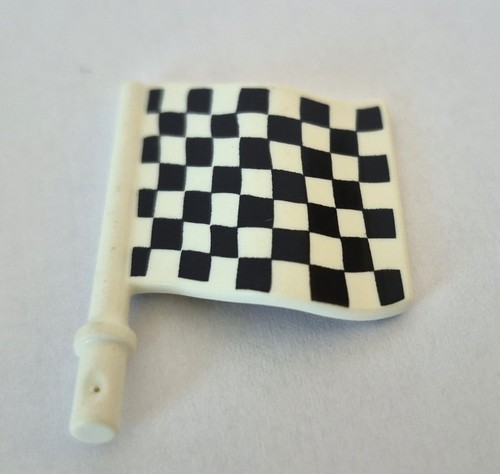 Drapeau damier blanc noir - damier,