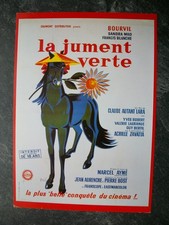LA JUMENT VERTE / SYNOPSIS BILINGUE / CLAUDE AUTANT-LARA / BOURVIL / MARIE DEA