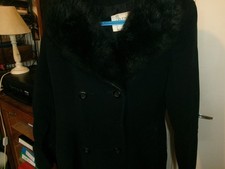 Grand MANTEAU noir "WEILL"