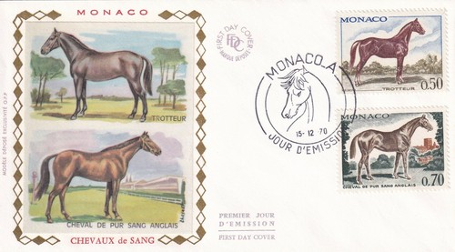 Enveloppe 1er jour monaco - 1er, 1970