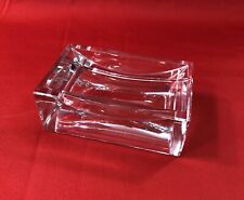 vide poche Baguier réversible design cristal signé BACCARAT presse papier Bureau