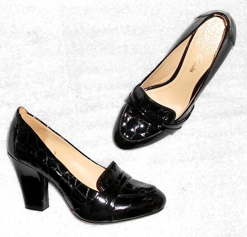 Clarks escarpins cuir verni - escarpins,