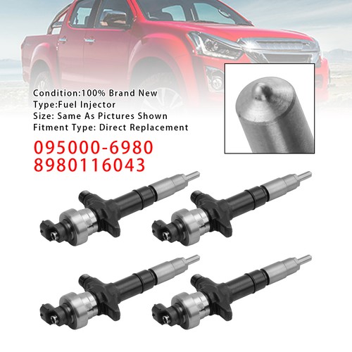 4pcs fuel injector for isuzu - 4pcs,
